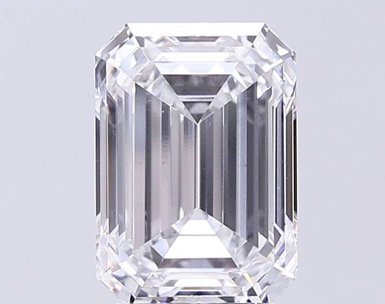 3.55 ct. emerald Lab Grown Diamond front image