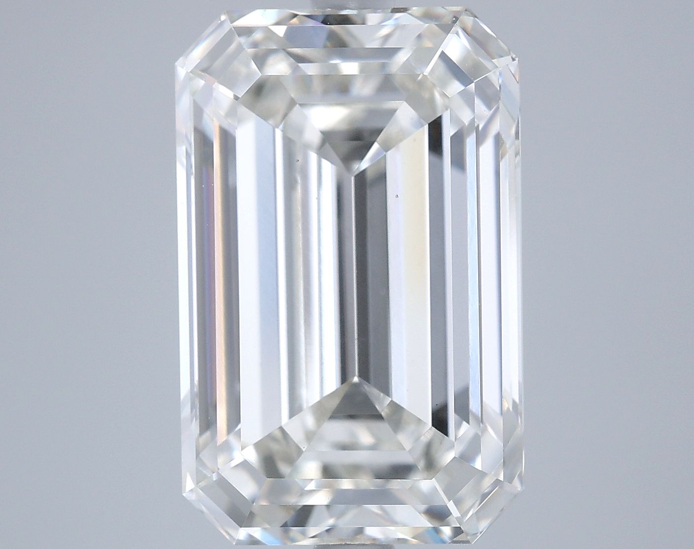 7.09 ct. emerald Lab Grown Diamond front image