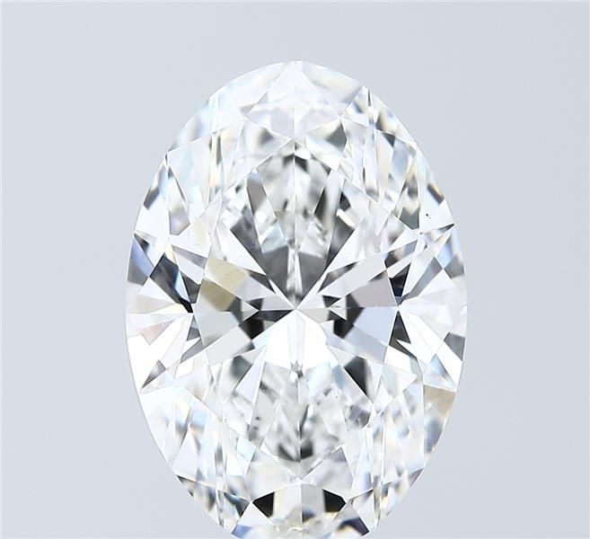 6.08 ct. oval Lab Grown Diamond front image