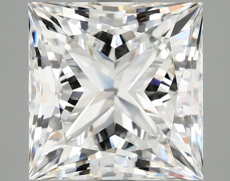 4.18 ct. princess Lab Grown Diamond front image