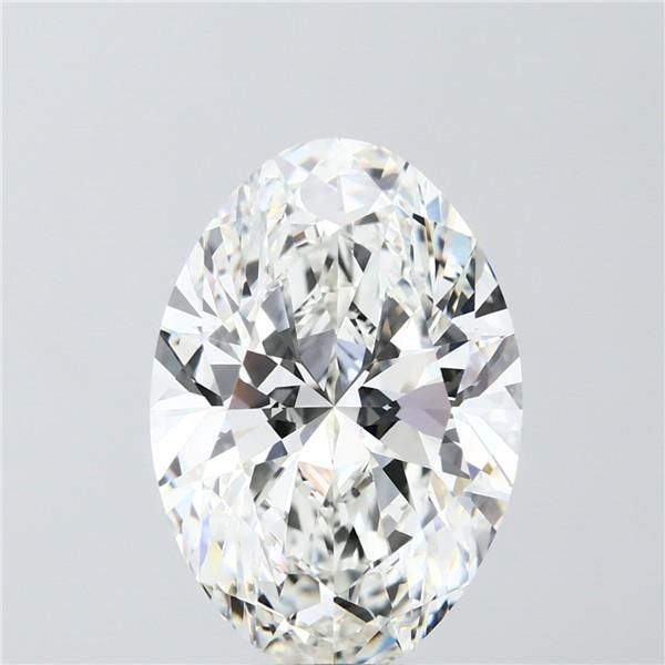 7.09 ct. oval Lab Grown Diamond front image