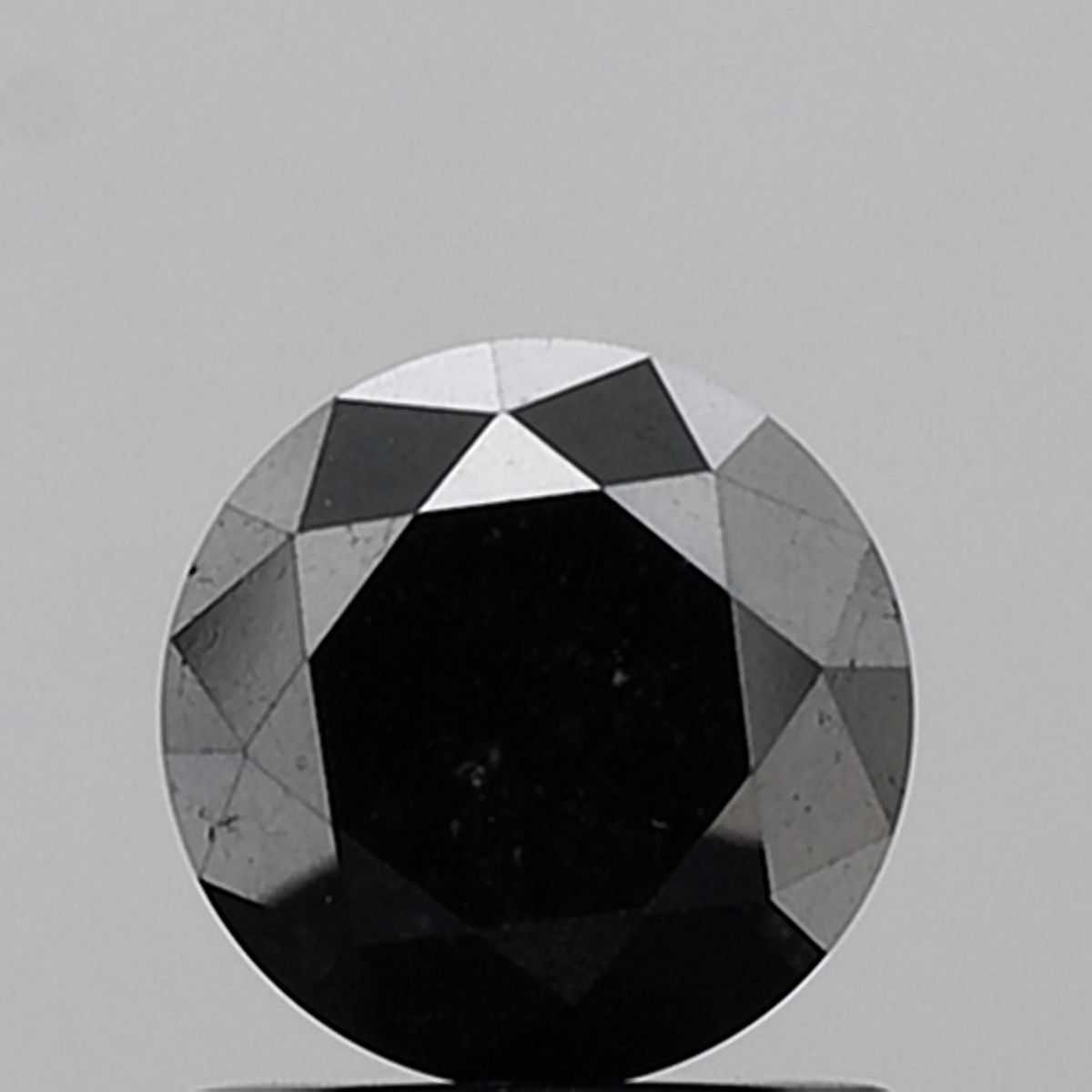 1.25 Carat Round Diamond Fancy Black VVS2