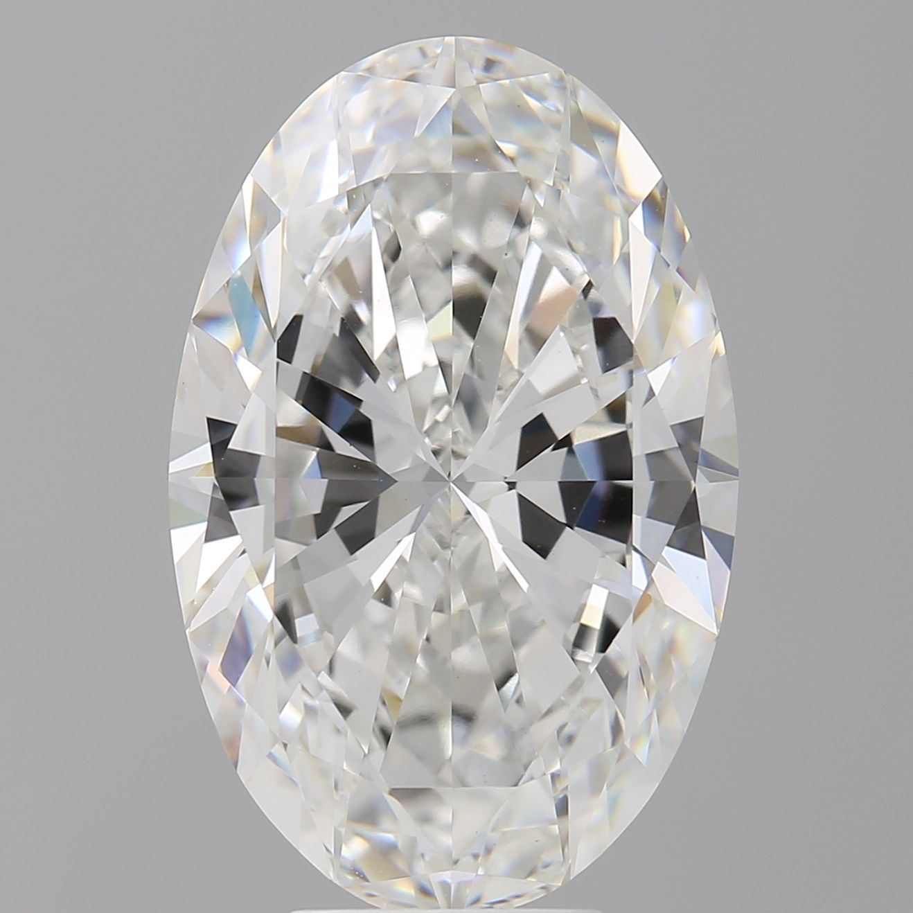 7.04 ct. oval Lab Grown Diamond front image