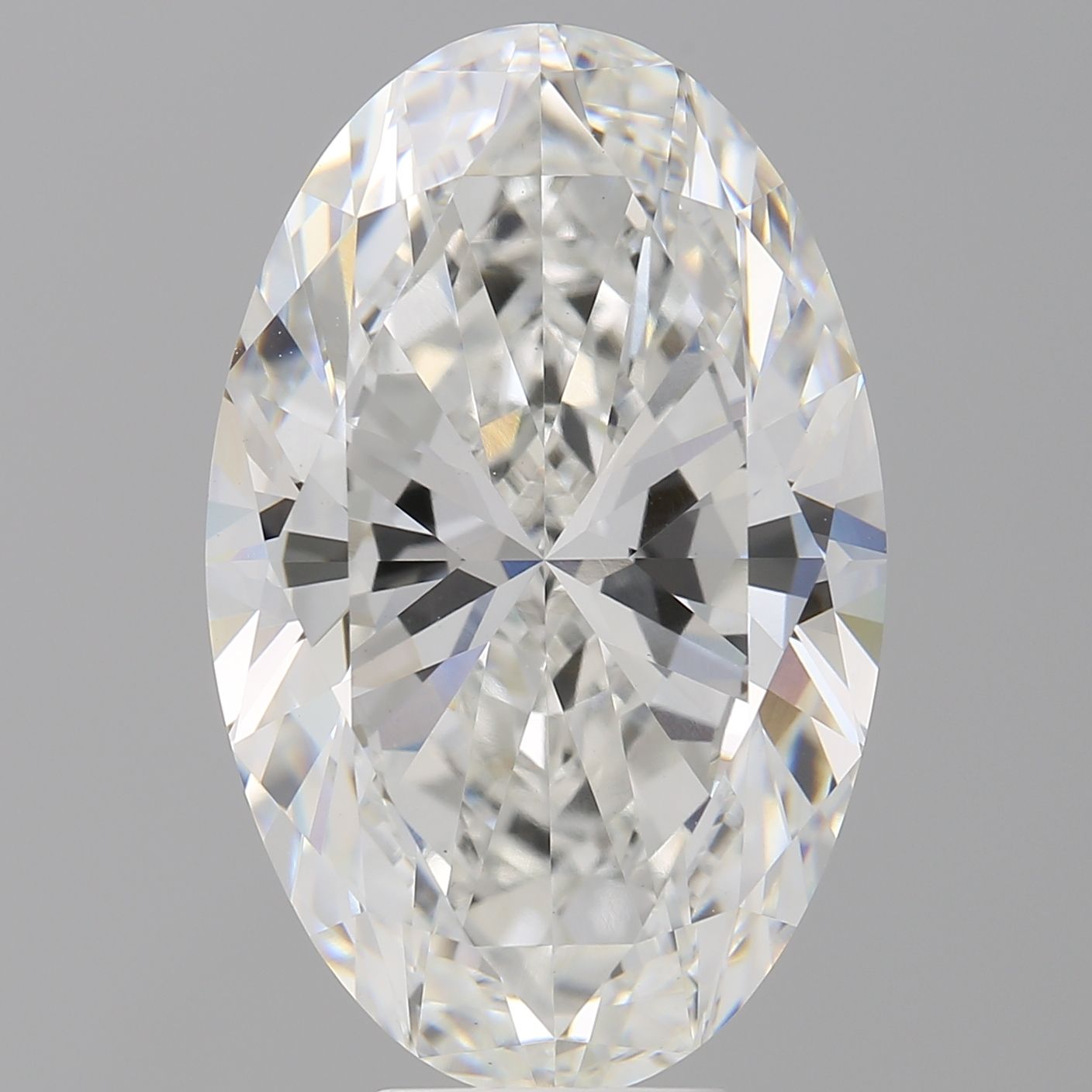 9.01 ct. oval Lab Grown Diamond front image