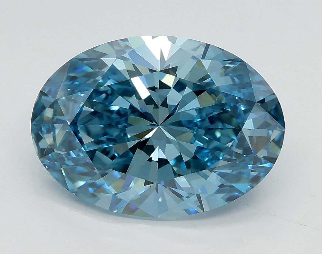3.01 ct. oval Lab Grown Diamond front image