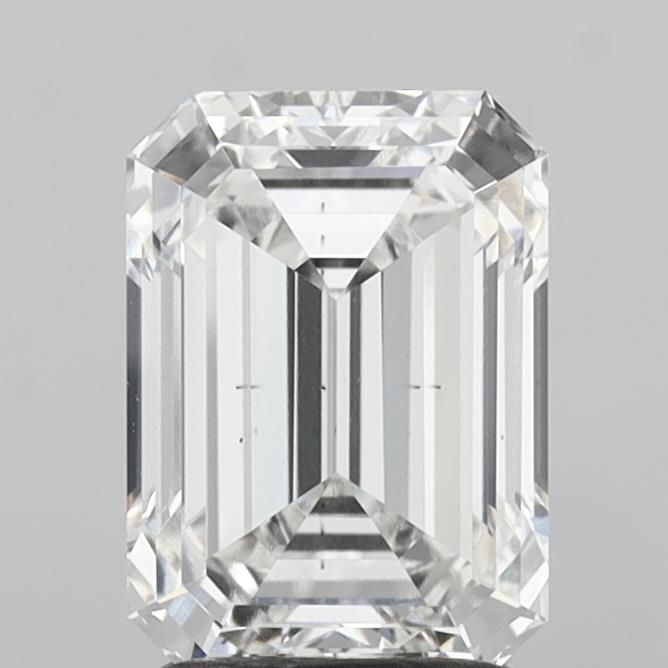 2.53 ct. emerald Lab Grown Diamond front image