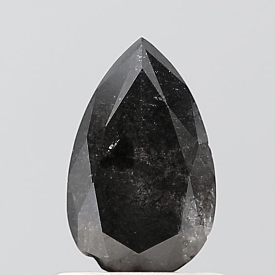 0.58 Carat Pear Diamond Salt and Pepper VS1