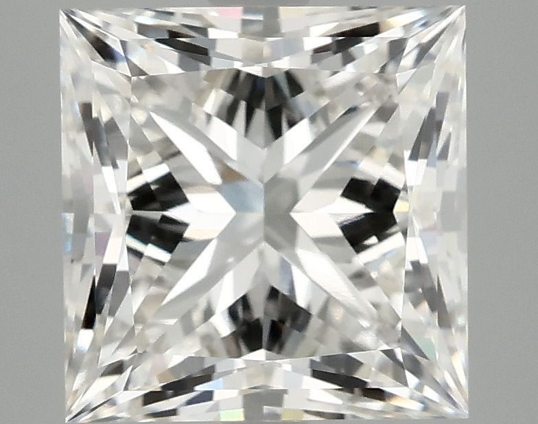 4.66 ct. princess Lab Grown Diamond front image