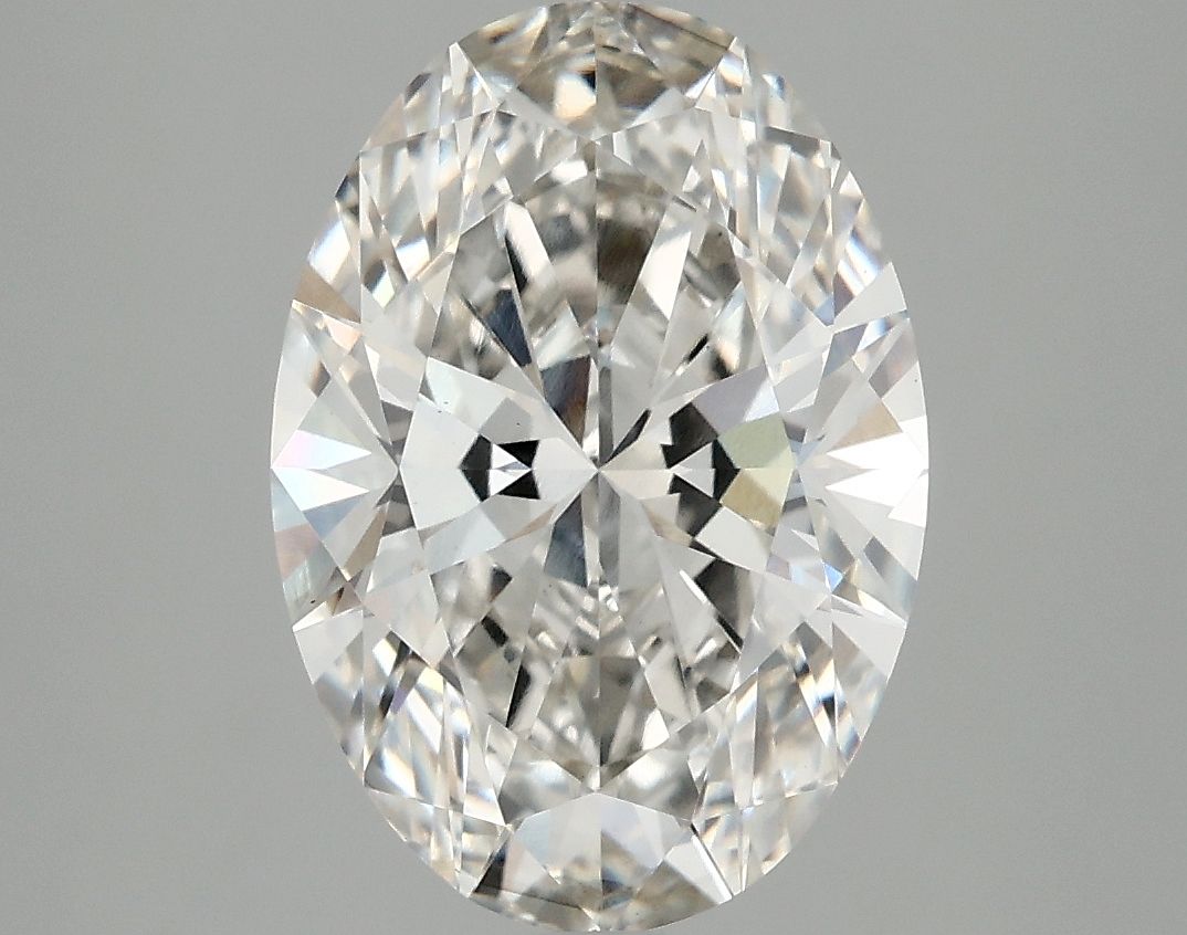 3.85 ct. oval Lab Grown Diamond front image