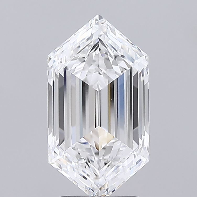 2.84 ct lab-grown Hexagonal Diamond