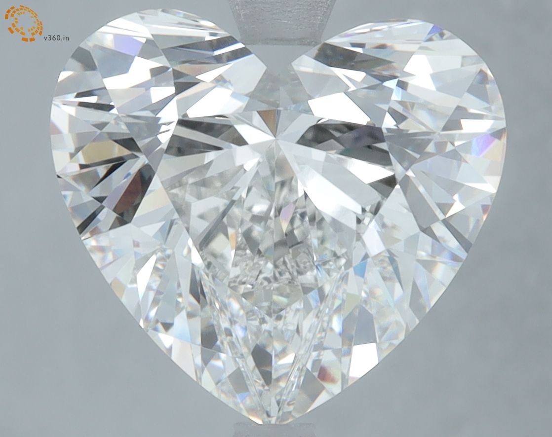 6.54 ct. heart Lab Grown Diamond front image