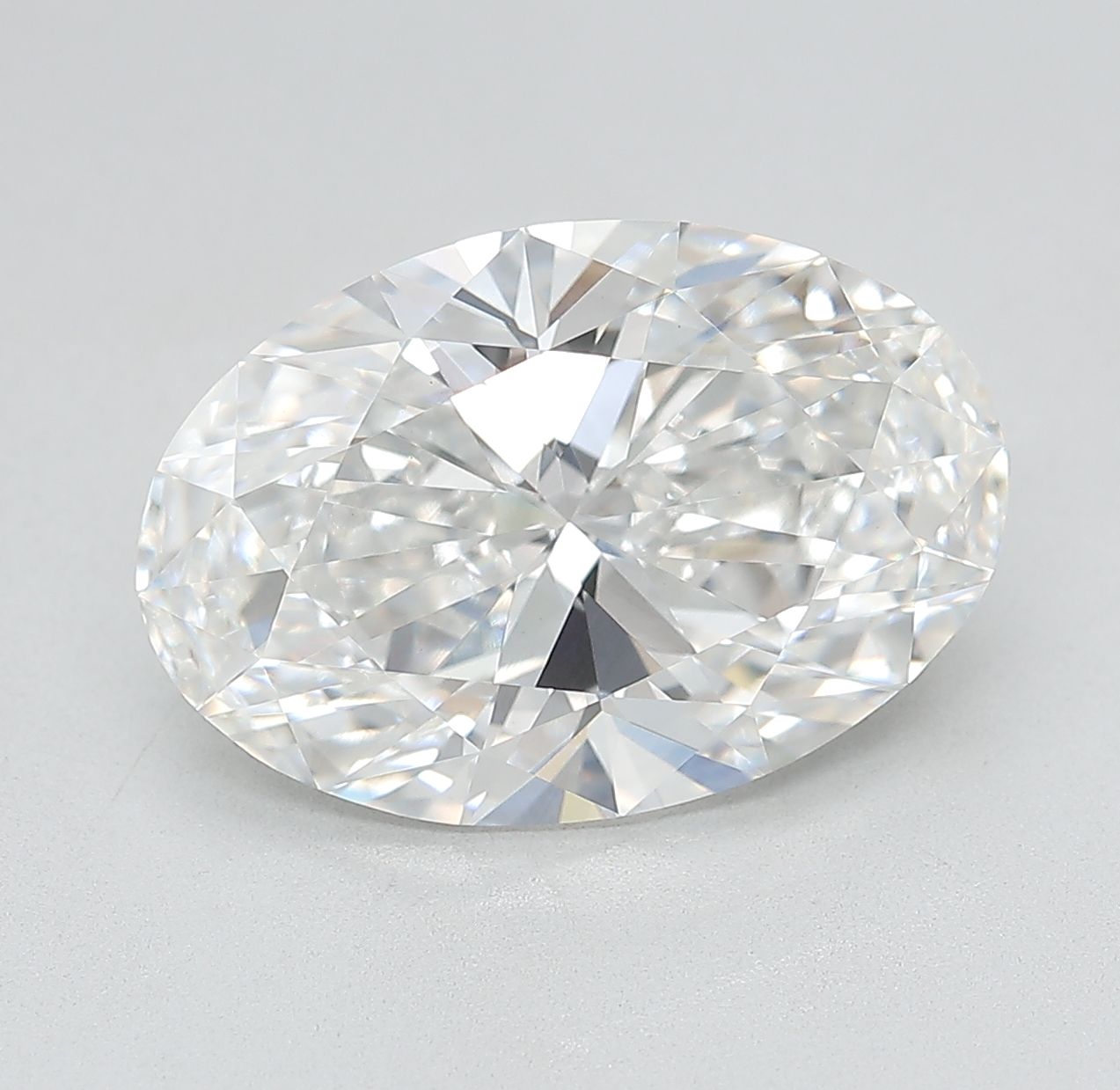 5.18 ct. oval Lab Grown Diamond front image