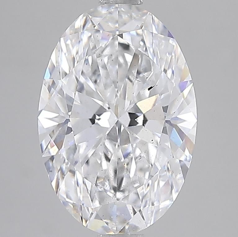 3.23 ct. oval Lab Grown Diamond front image
