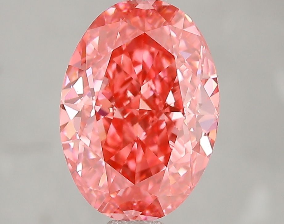 3.02 ct. oval Lab Grown Diamond front image