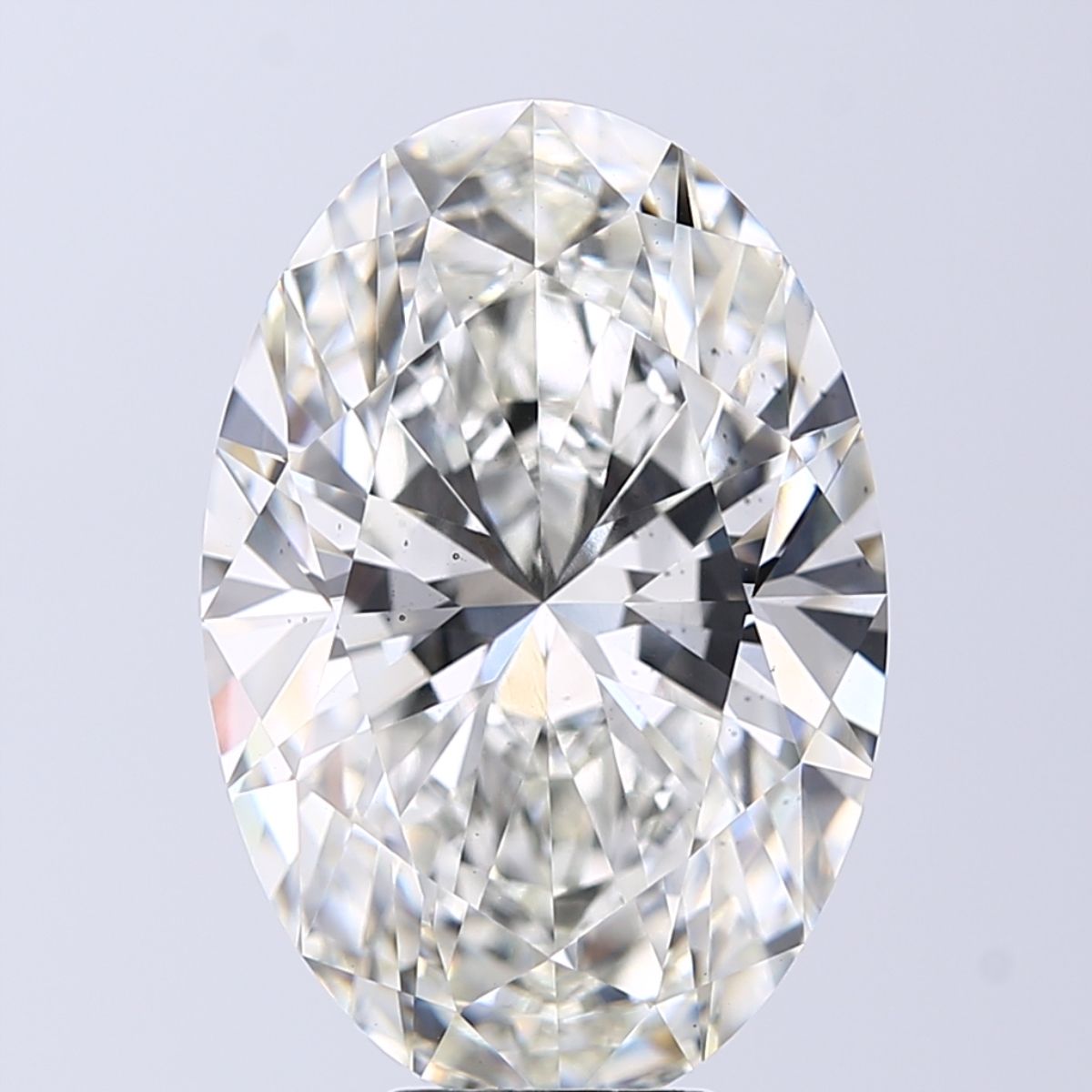 8.01 ct. oval Lab Grown Diamond front image