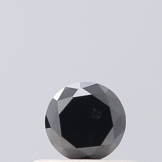 0.36 Carat Round Diamond Black VVS2
