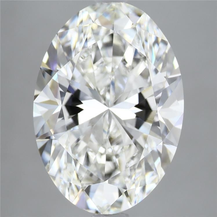 6.06 ct. oval Lab Grown Diamond front image