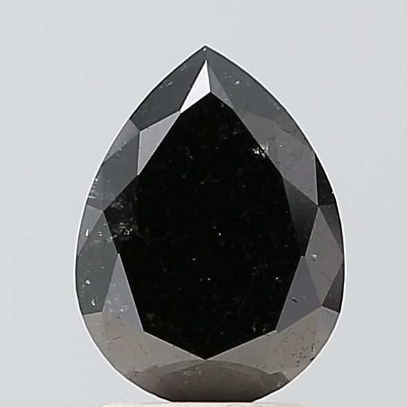 1.86 Carat Pear Diamond Fancy Black VS1
