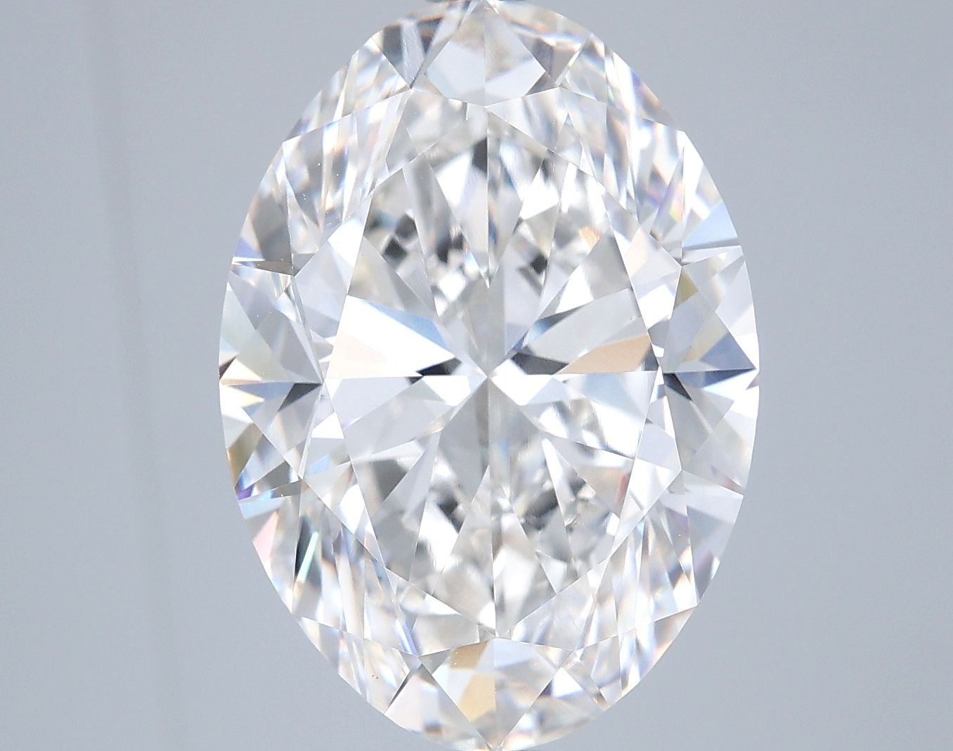 9.01 ct. oval Lab Grown Diamond front image