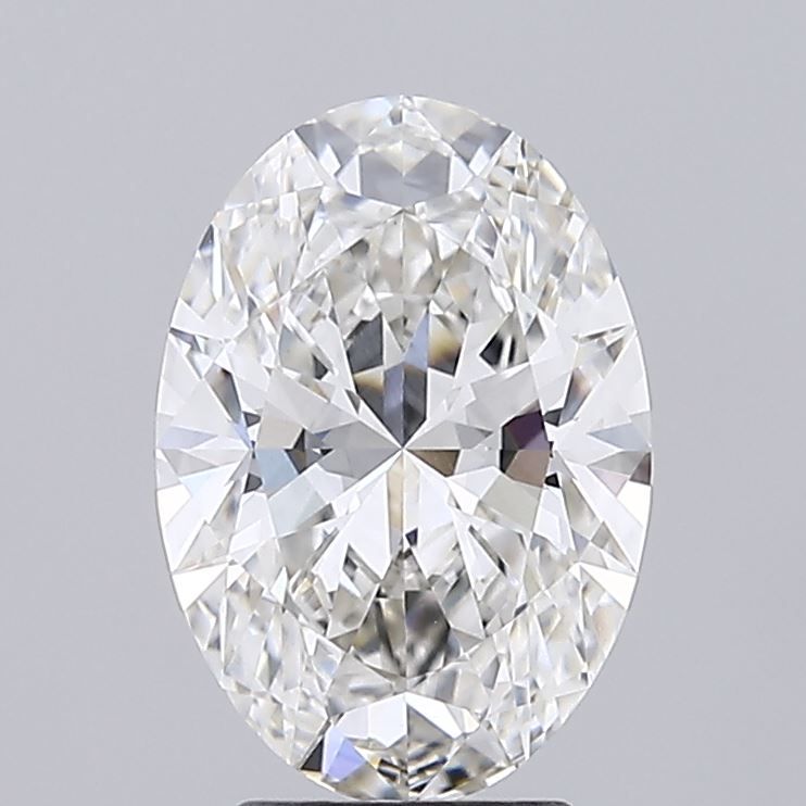3.09 carat f VVS2 EX Cut IGI oval diamond