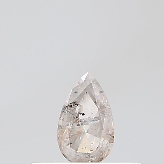 0.22 Carat Pear Diamond Salt and Pepper VVS2