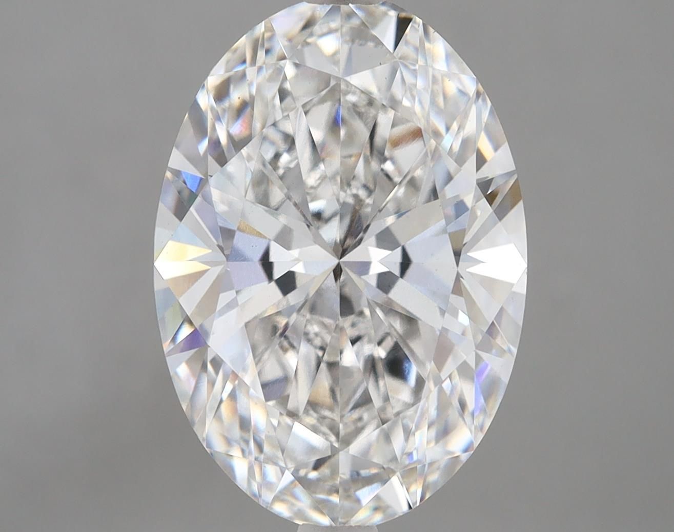 5.55 ct. oval Lab Grown Diamond front image