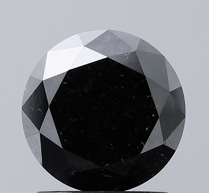 1.78 Carat Round Diamond Black VS1