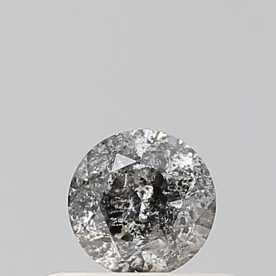 0.33 Carat Round Diamond Salt and Pepper VVS2
