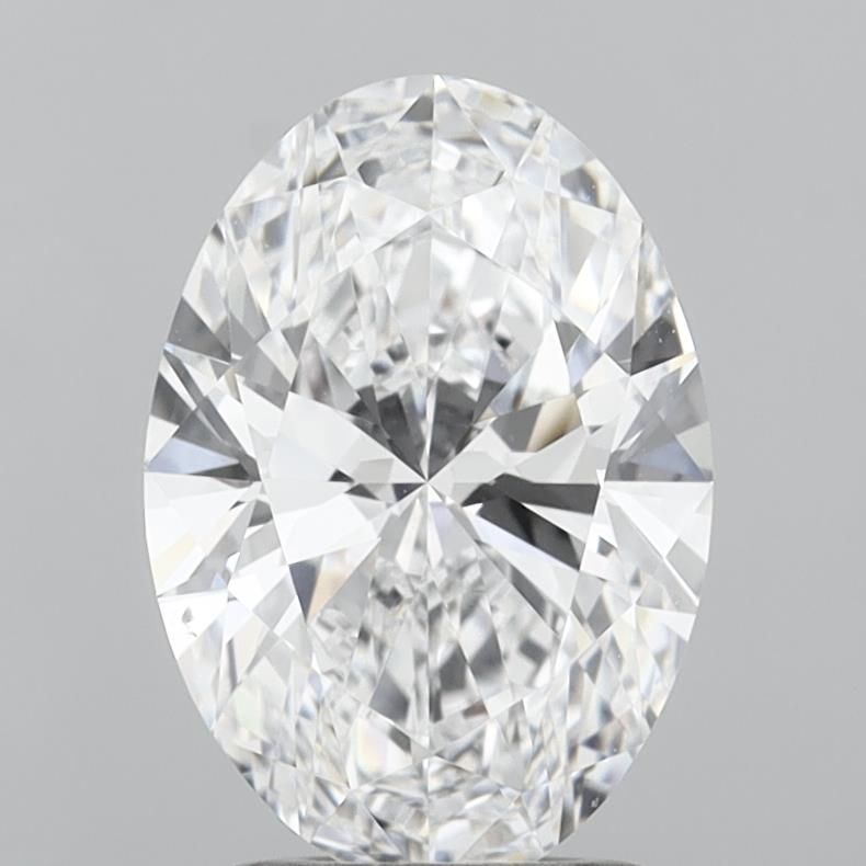 2.07 ct. oval Lab Grown Diamond front image