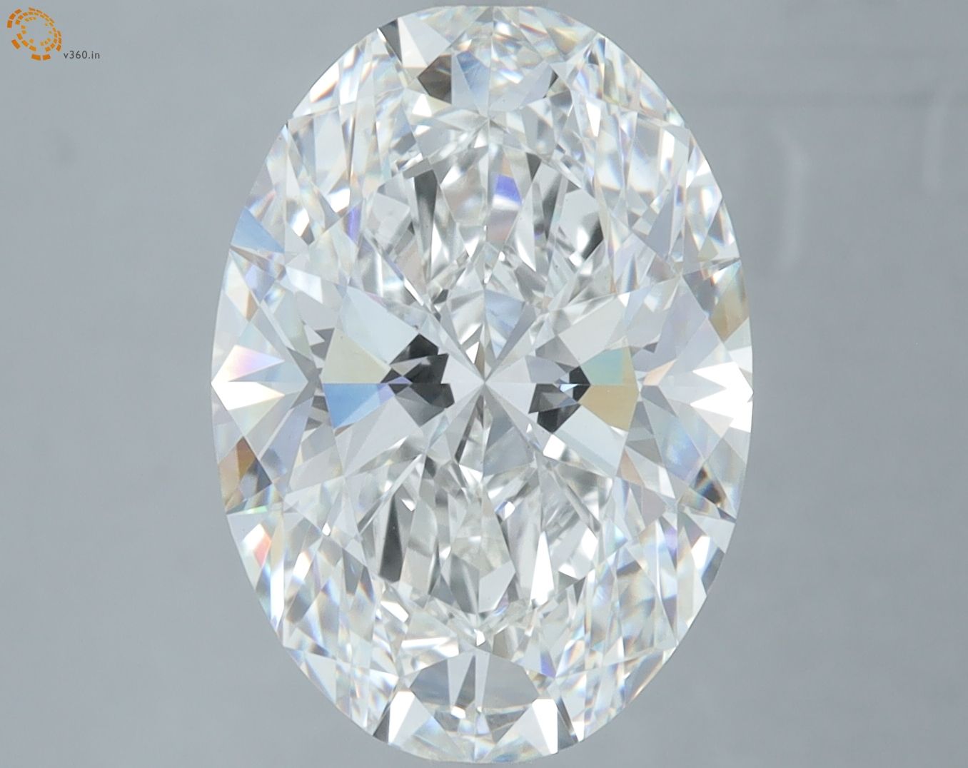 6.11 ct. oval Lab Grown Diamond front image