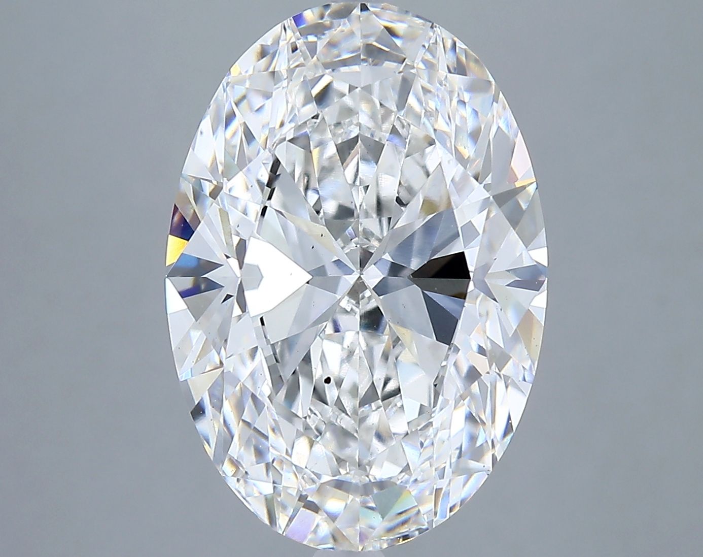 7.18 ct. oval Lab Grown Diamond front image