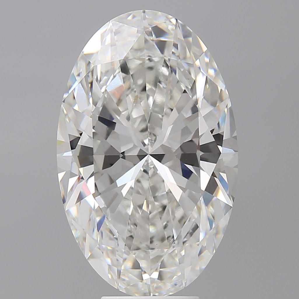 8.09 ct. oval Lab Grown Diamond front image
