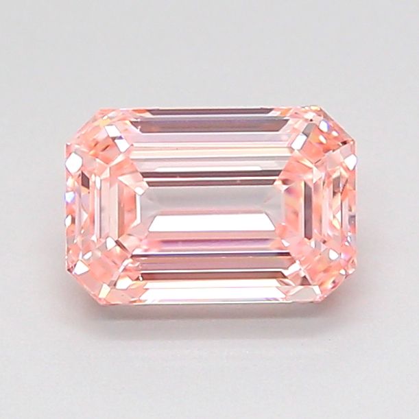 1.03 carat fancy intense pink VS1 EX Cut IGI emerald diamond