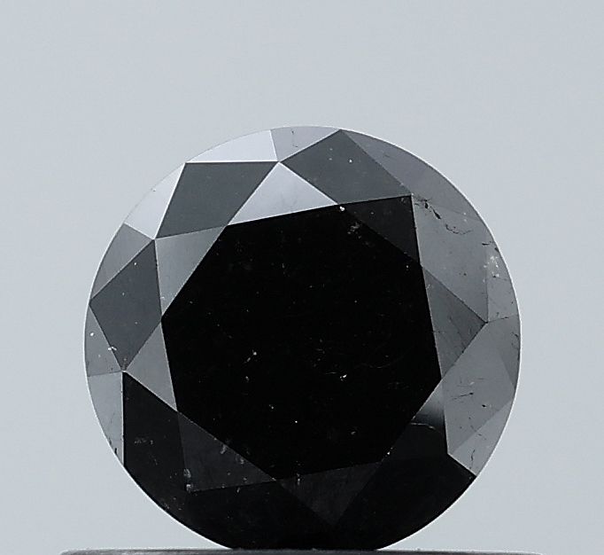 0.62 Carat Round Diamond Black VS2