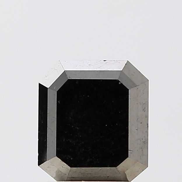 2.04 Carat Emerald Diamond Fancy Black VS1