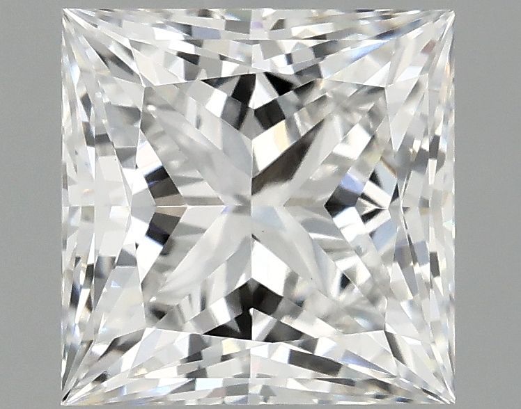 2.10 ct. princess Lab Grown Diamond front image