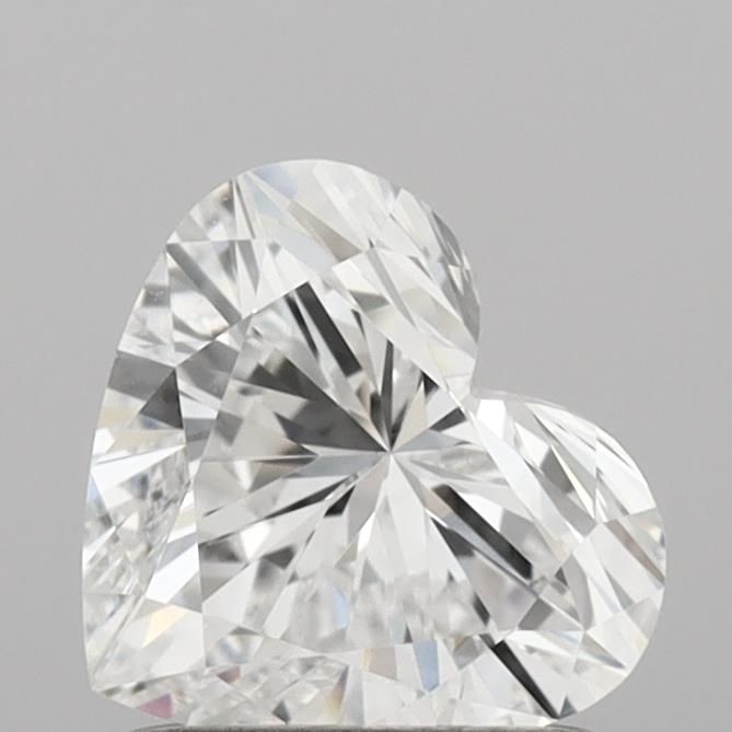 1.02 carat e VS1 EX Cut IGI heart diamond