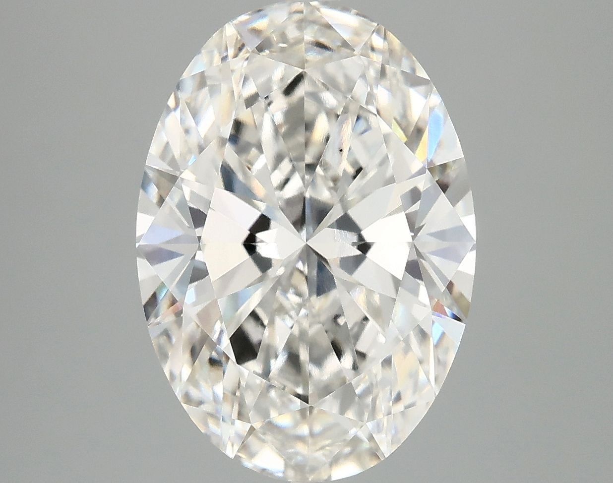 4.10 ct. oval Lab Grown Diamond front image