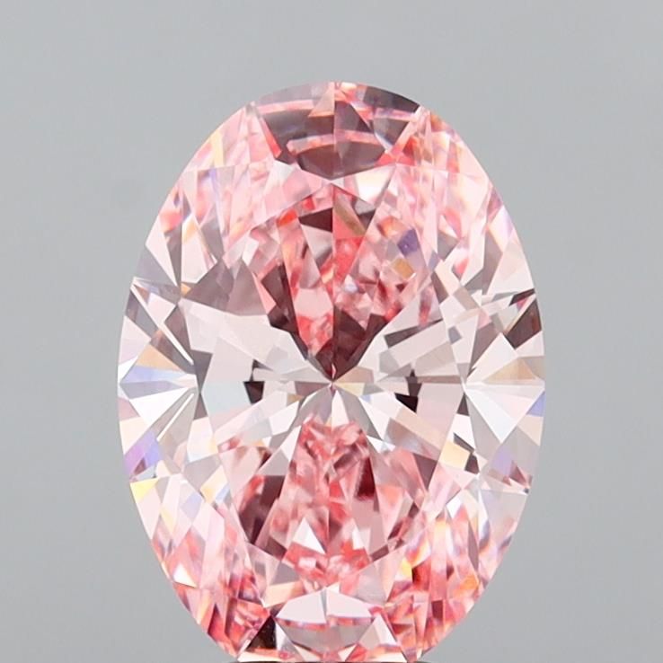 5.34 ct. oval Lab Grown Diamond front image