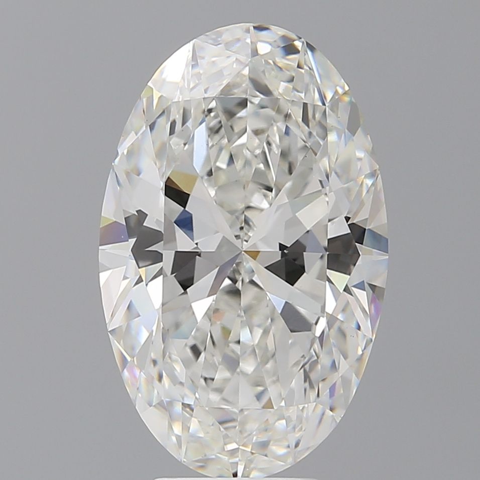 6.59 ct. oval Lab Grown Diamond front image
