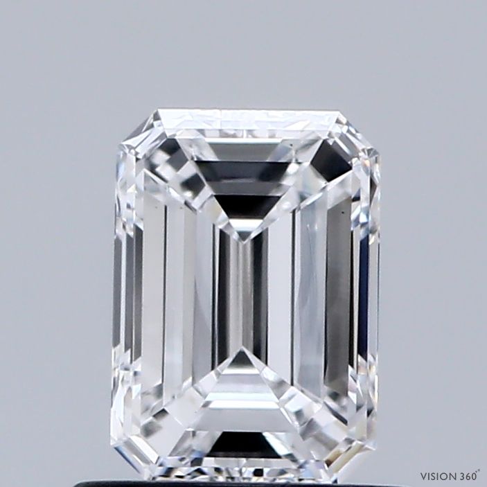 0.85 ct. emerald Lab Grown Diamond front image