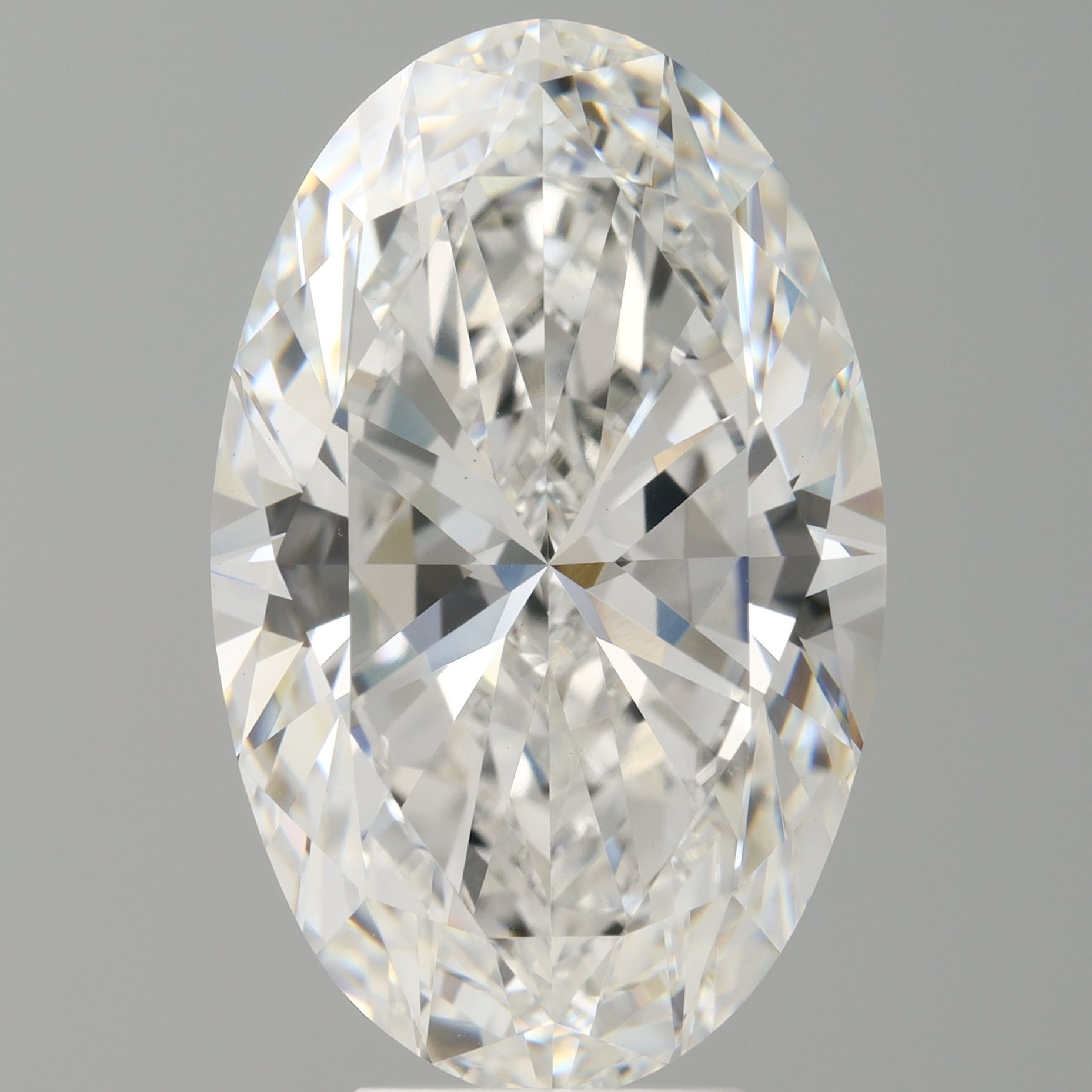 7.03 ct. oval Lab Grown Diamond front image