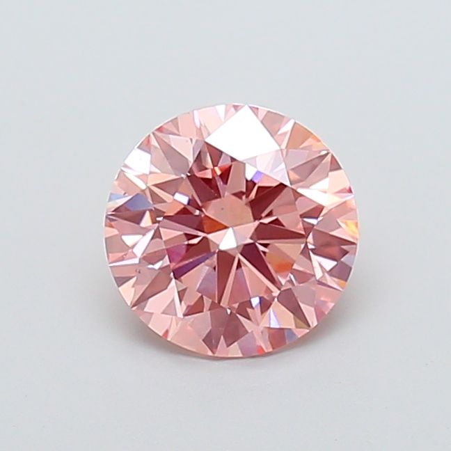 ROUND 1.95ct Fancy Vivid Pink VS2 ID EX EX STG
