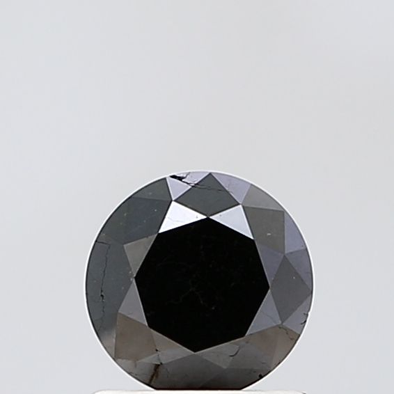 1.06 Carat Round Diamond Fancy Black VS1
