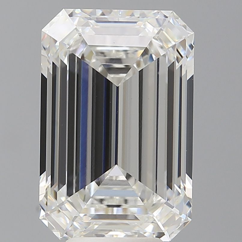 7.08 ct. emerald Lab Grown Diamond front image