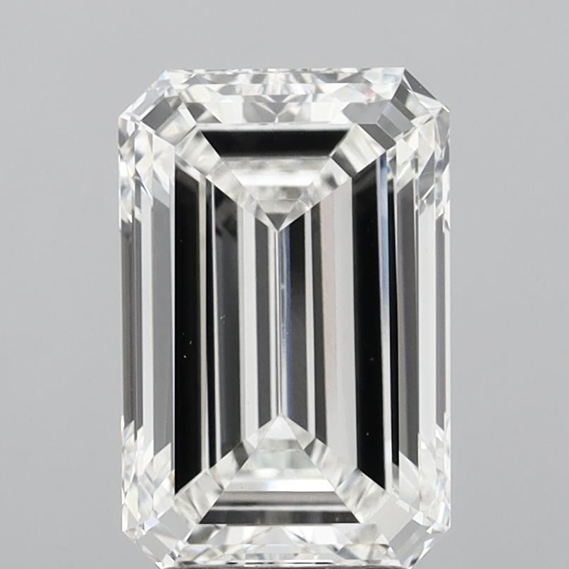 4.47 ct. emerald Lab Grown Diamond front image