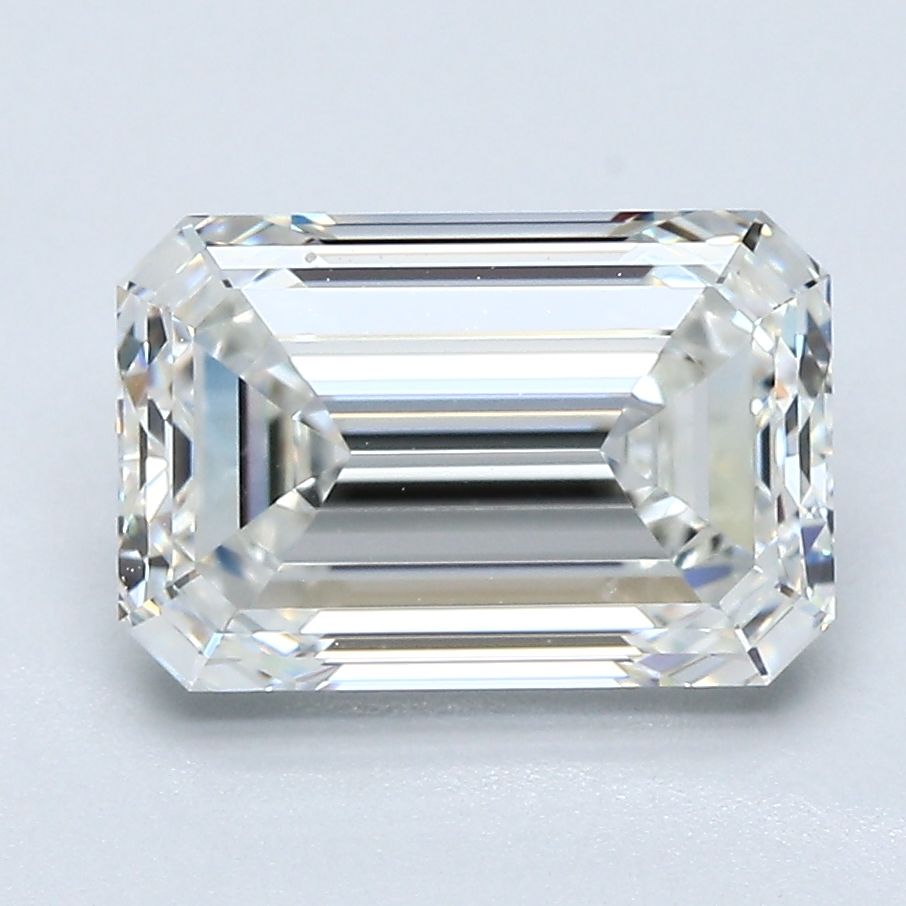 3.04 Carat Emerald Diamond H VVS1