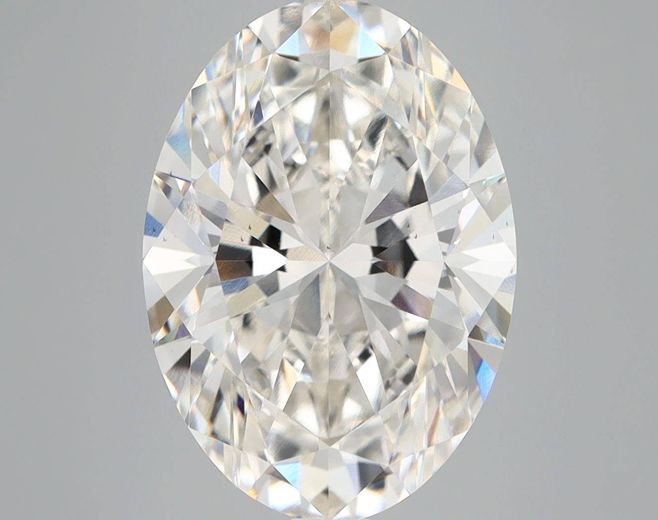 6.15 ct. oval Lab Grown Diamond front image