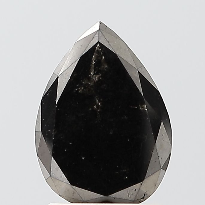 1.23 Carat Pear Diamond Black VS1