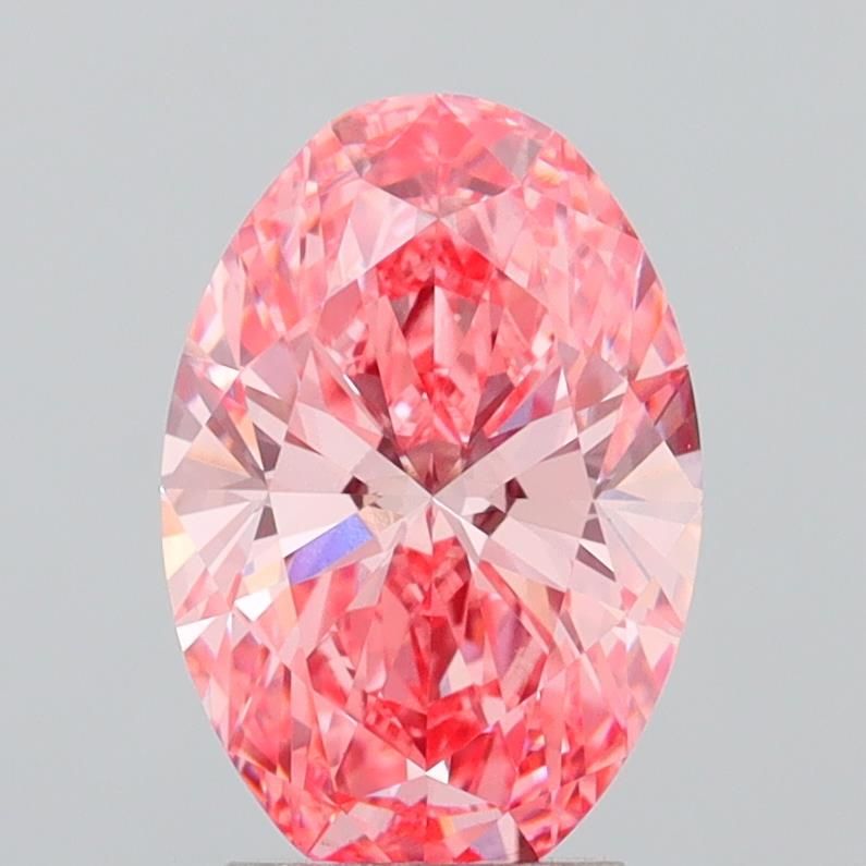 3.04 ct. oval Lab Grown Diamond front image